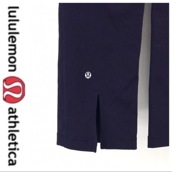 πSALEπ Lululemon Crop & Gather Black Purple Band - Picture 8 of 8